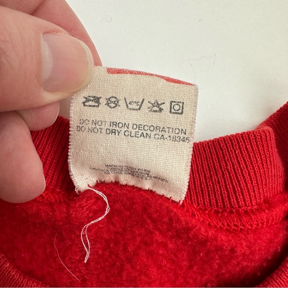 Vintage Christmas Holiday Ugly Sweater Sweatshirt Ho Ho Ho USA XL - Picture 10 of 13